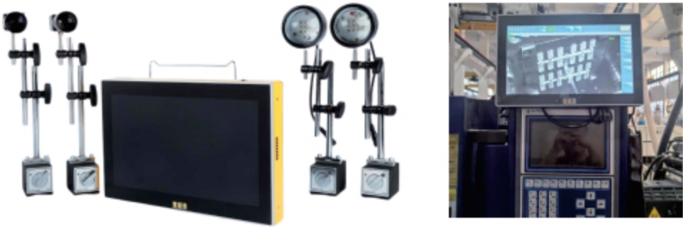 Mold inspection device set