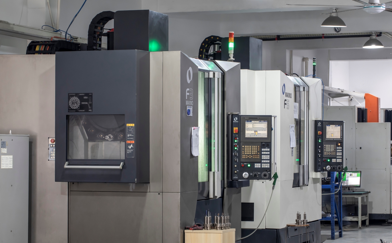 CNC machining workshop